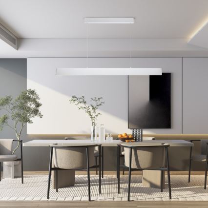 Brilagi - Світлодіодна підвісна люстра з регулюванням яскравості SLIMLINE LED/40W/230V 3000-6000K білий + пульт дистанційного керування