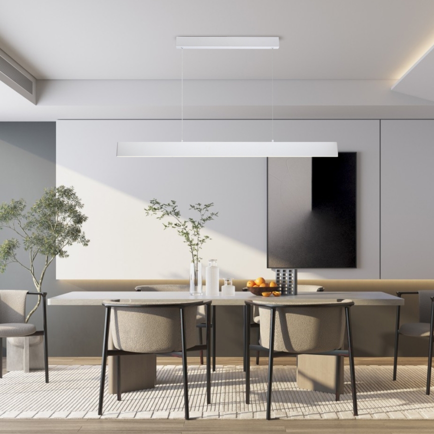Brilagi - Світлодіодна підвісна люстра з регулюванням яскравості SLIMLINE LED/40W/230V 3000-6000K білий + пульт дистанційного керування