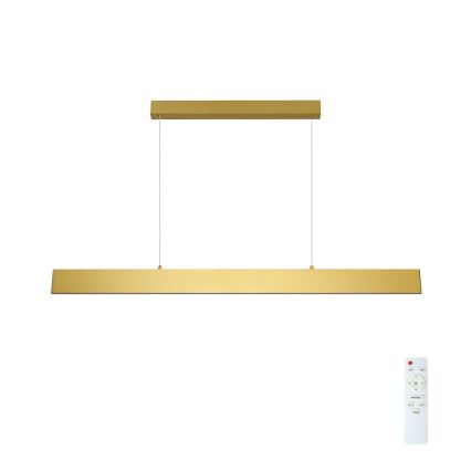 Brilagi - Світлодіодна підвісна люстра з регулюванням яскравості SLIMLINE LED/40W/230V 3000-6000K золотий + пульт дистанційного керування