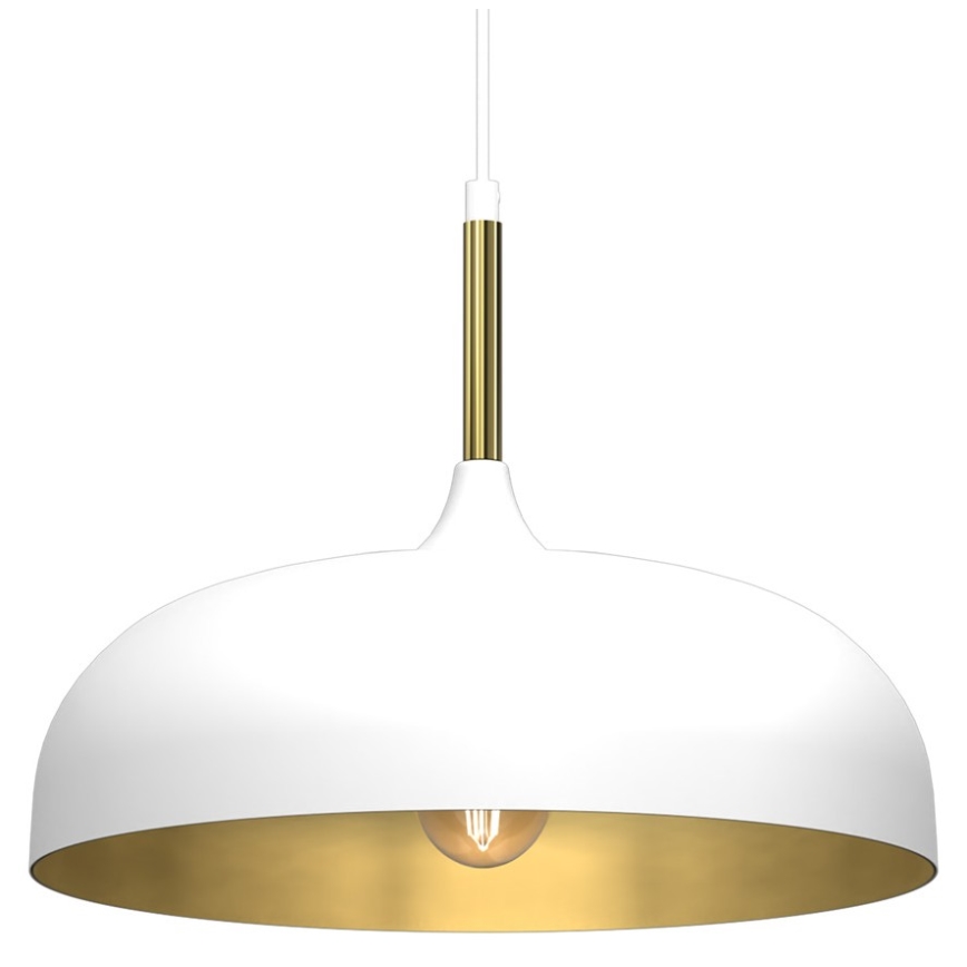 Brilagi - Підвісна люстра ABRAHAM 1xE27/60W/230V діаметр 35 см білий