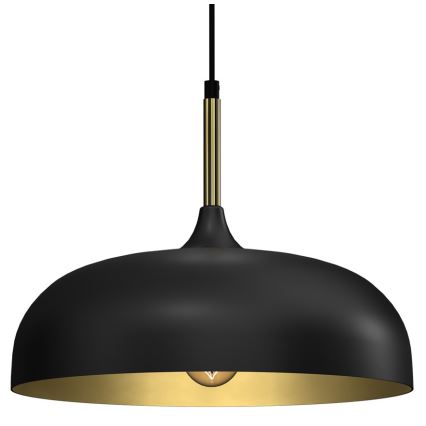 Brilagi - Підвісна люстра ABRAHAM 1xE27/60W/230V діаметр 35 см чорний