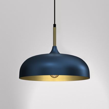 Brilagi - Підвісна люстра ABRAHAM 1xE27/60W/230V діаметр 35 см синій