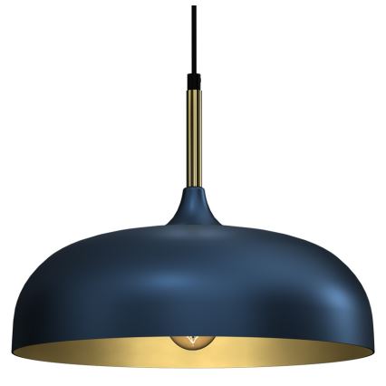 Brilagi - Підвісна люстра ABRAHAM 1xE27/60W/230V діаметр 35 см синій