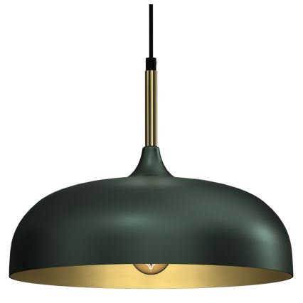 Brilagi - Підвісна люстра ABRAHAM 1xE27/60W/230V діаметр 35 см зелений
