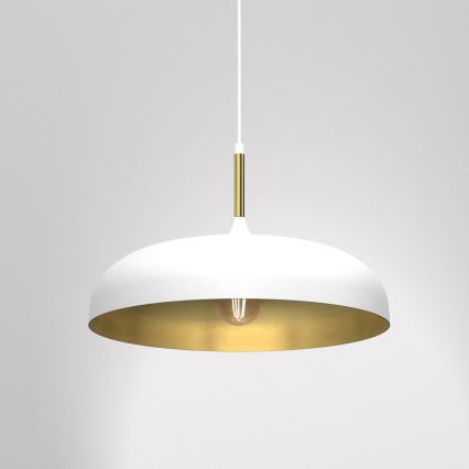 Brilagi - Підвісна люстра ABRAHAM 1xE27/60W/230V діаметр 45 см білий