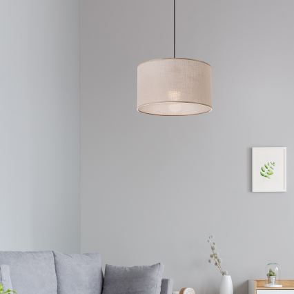 Brilagi - Підвісна люстра ANTHONY 1xE27/60W/230V дуб/бежевий
