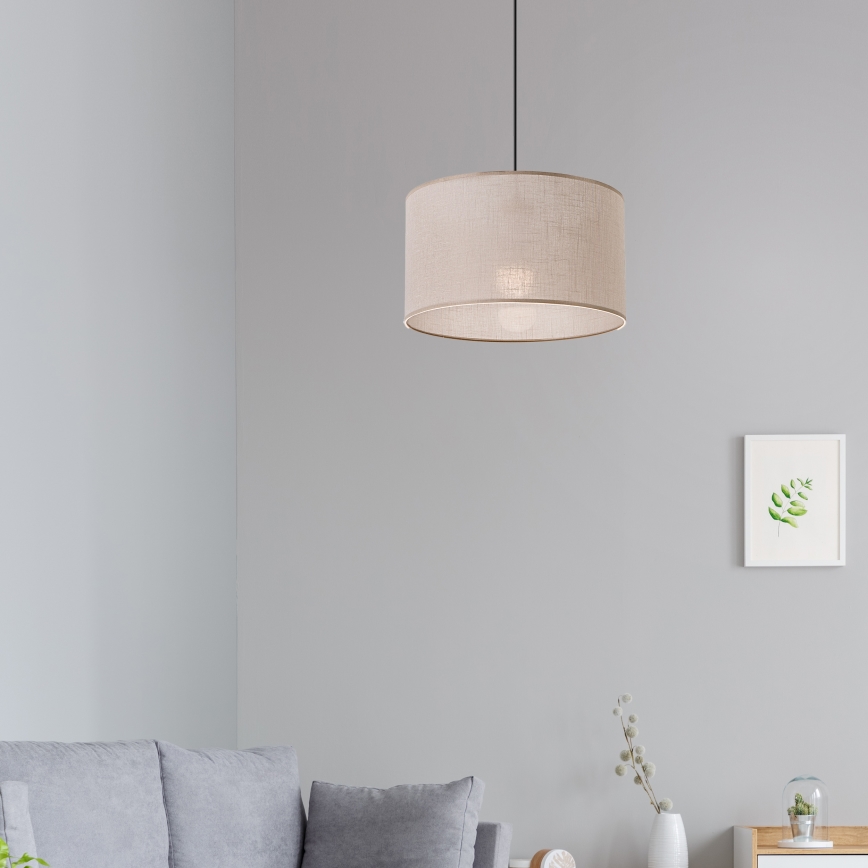 Brilagi - Підвісна люстра ANTHONY 1xE27/60W/230V дуб/бежевий