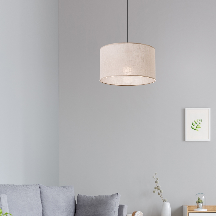 Brilagi - Підвісна люстра ANTHONY 1xE27/60W/230V дуб/бежевий