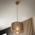 Brilagi - Підвісна люстра ANTHONY 1xE27/60W/230V дуб/коричневий