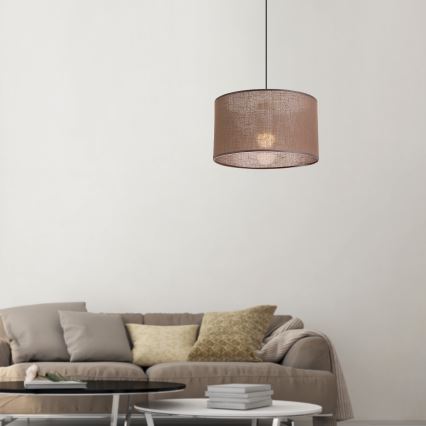 Brilagi - Підвісна люстра ANTHONY 1xE27/60W/230V дуб/коричневий