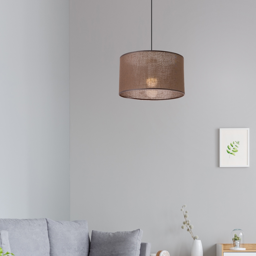 Brilagi - Підвісна люстра ANTHONY 1xE27/60W/230V дуб/коричневий