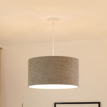 Brilagi - Підвісна люстра BOUCLE ROLLER 1xE27/15W/230V діаметр 45 см сірий