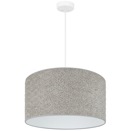 Brilagi - Підвісна люстра BOUCLE ROLLER 1xE27/15W/230V діаметр 45 см сірий