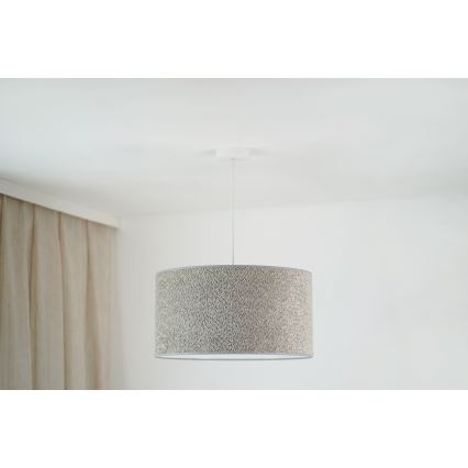 Brilagi - Підвісна люстра BOUCLE ROLLER 1xE27/15W/230V діаметр 45 см сірий