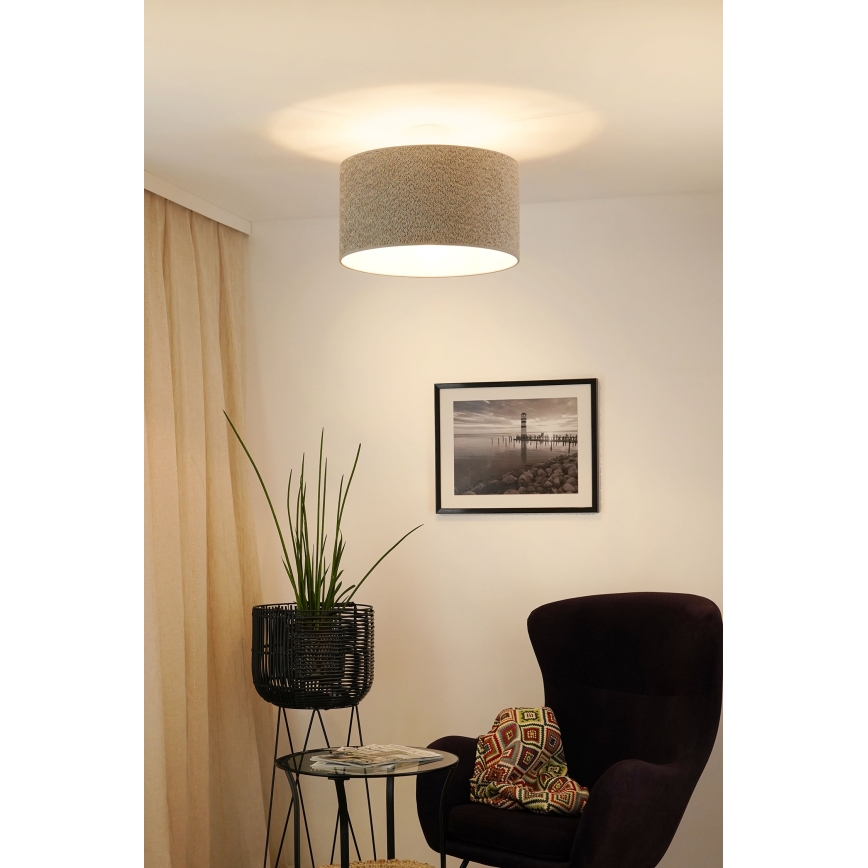 Brilagi - Підвісна люстра BOUCLE ROLLER 1xE27/15W/230V діаметр 45 см сірий