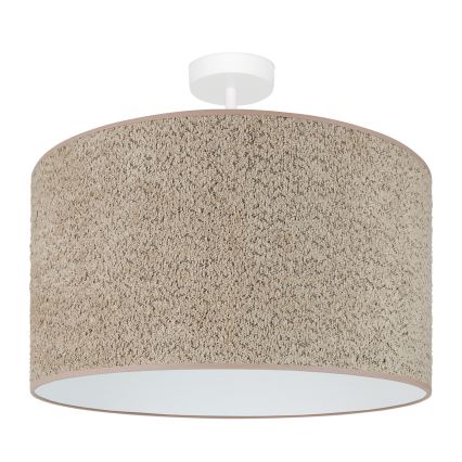 Brilagi - Підвісна люстра BOUCLE ROLLER 1xE27/15W/230V діаметр 45 см коричневий