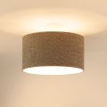Brilagi - Підвісна люстра BOUCLE ROLLER 1xE27/15W/230V діаметр 45 см коричневий