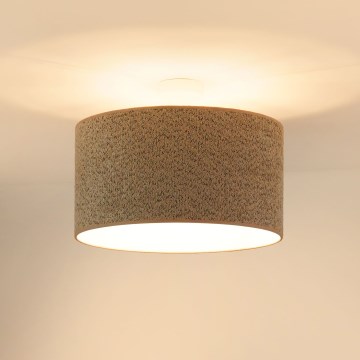 Brilagi - Підвісна люстра BOUCLE ROLLER 1xE27/15W/230V діаметр 45 см коричневий