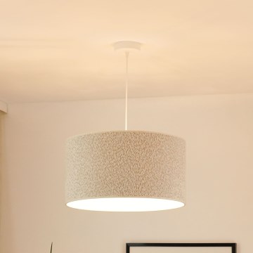 Brilagi - Підвісна люстра BOUCLE ROLLER 1xE27/15W/230V діаметр 45 см кремовий
