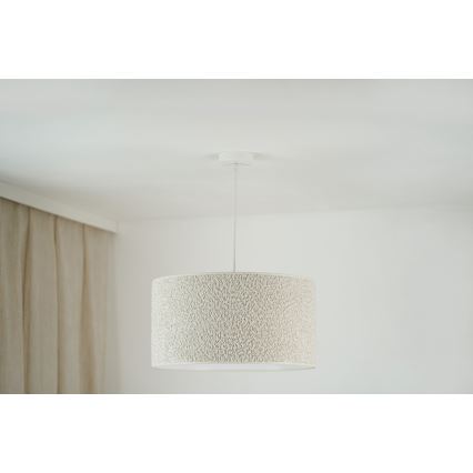 Brilagi - Підвісна люстра BOUCLE ROLLER 1xE27/15W/230V діаметр 45 см кремовий