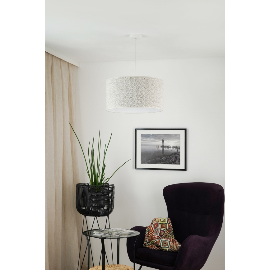 Brilagi - Підвісна люстра BOUCLE ROLLER 1xE27/15W/230V діаметр 45 см кремовий