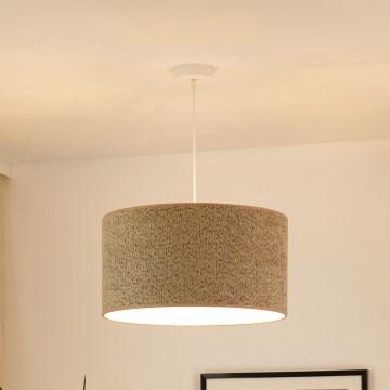 Brilagi - Підвісна люстра BOUCLE ROLLER 1xE27/15W/230V діаметр 50 см коричневий