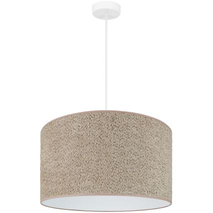 Brilagi - Підвісна люстра BOUCLE ROLLER 1xE27/15W/230V діаметр 50 см коричневий