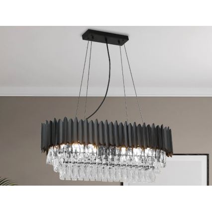 Brilagi - Підвісна люстра CARLOS на тросі 10xE14/40W/230V