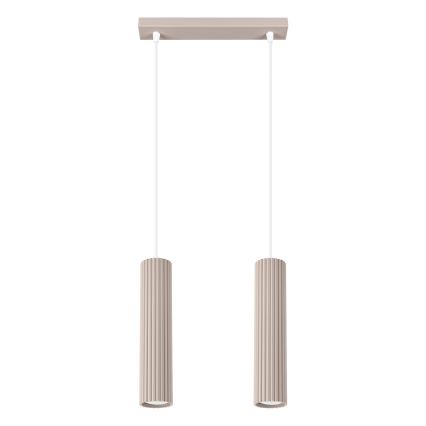 Brilagi - Підвісна люстра CRESTO 2xGU10/10W/230V taupe