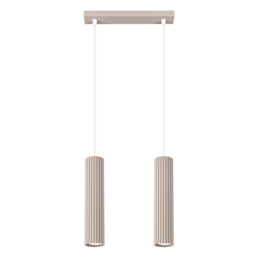 Brilagi - Підвісна люстра CRESTO 2xGU10/10W/230V taupe