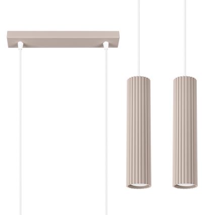 Brilagi - Підвісна люстра CRESTO 2xGU10/10W/230V taupe