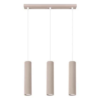 Brilagi - Підвісна люстра CRESTO 3xGU10/10W/230V taupe