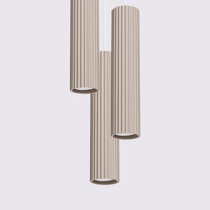 Brilagi - Підвісна люстра CRESTO 3xGU10/10W/230V taupe