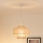 Brilagi - Підвісна люстра DALLAS 1xE27/15W/230V діаметр 30 см коричневий/кремовий/білий