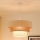 Brilagi - Підвісна люстра DENVER LUNETA 1xE27/15W/230V діаметр 45 см бежевий/коричневий/кремовий