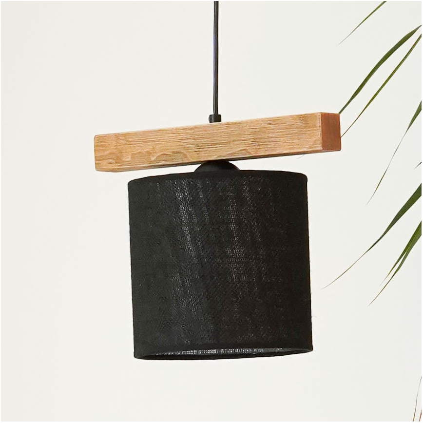 Brilagi - Підвісна люстра FOREST 1xE27/15W/230V сосна/чорний