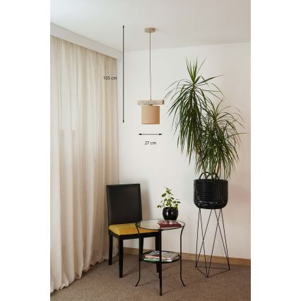 Brilagi - Підвісна люстра FOREST 1xE27/15W/230V сосна/коричневий