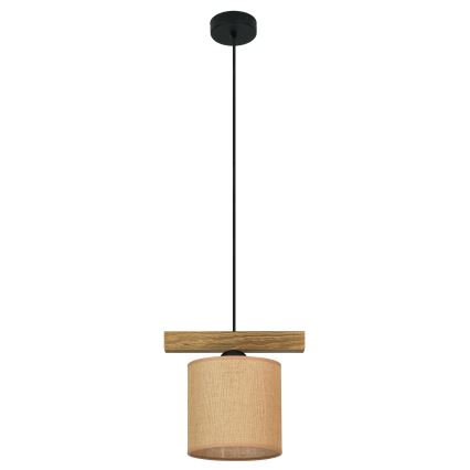 Brilagi - Підвісна люстра FOREST 1xE27/15W/230V сосна/коричневий/чорний