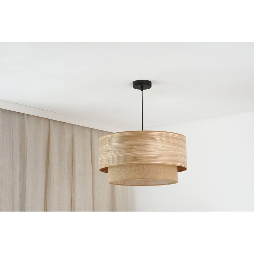 Brilagi - Підвісна люстра MONTANA BOHO 1xE27/15W/230V діаметр 45 см коричневий/чорний
