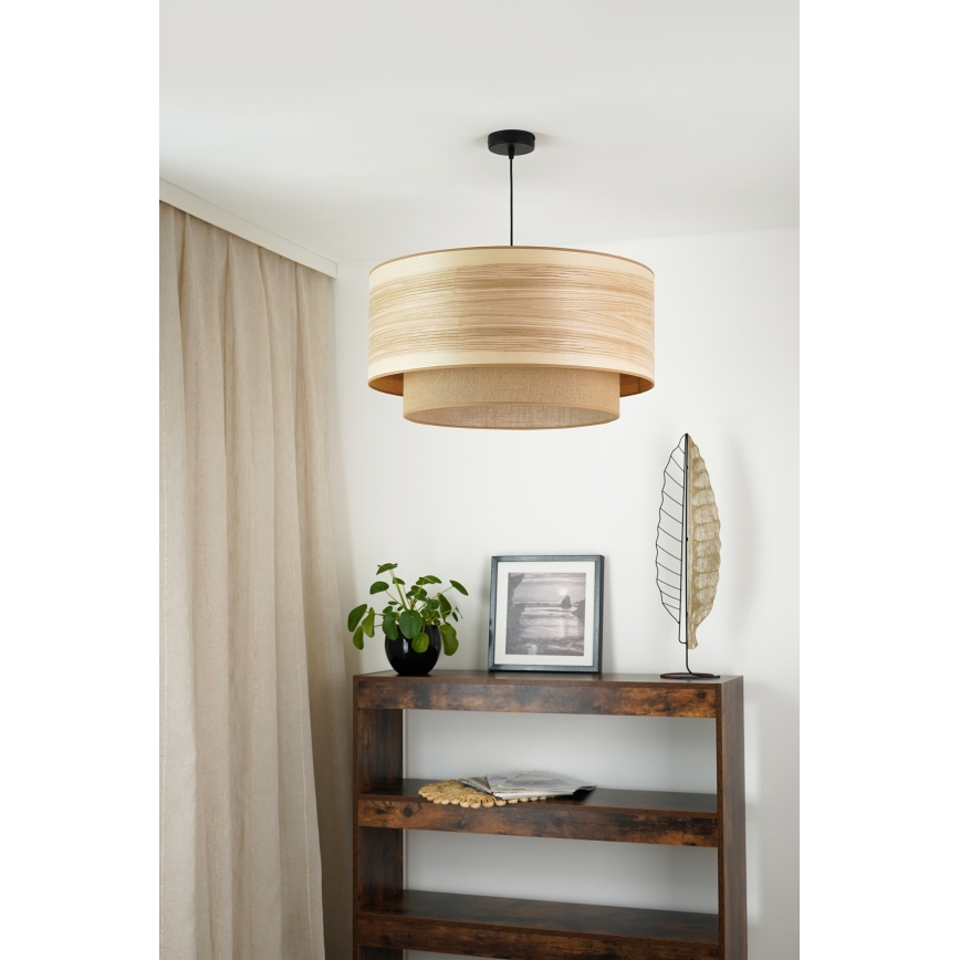 Brilagi - Підвісна люстра MONTANA BOHO 1xE27/15W/230V діаметр 60 см коричневий/чорний