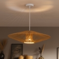 Brilagi - Підвісна люстра на шнурі CERIA BOHO 1xE27/40W/230V, діам. 70 см, білий/коричневий