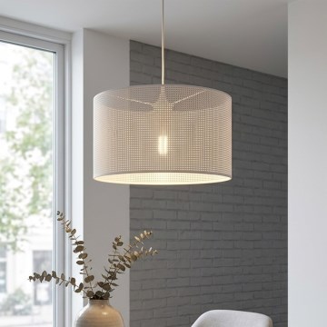 BRILAGI - Підвісна люстра на шнурі SIRIJA MODERN 1xE27/60W/230V діам. 35 см біла
