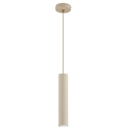 Brilagi - Підвісна люстра на тросі TUBE 1xGU10/15W/230V бежова/золота