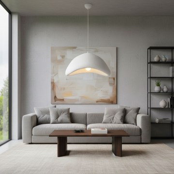 Brilagi - Підвісна люстра на тросі WABI SABI 1xE27/40W/230V діаметр 52 см біла