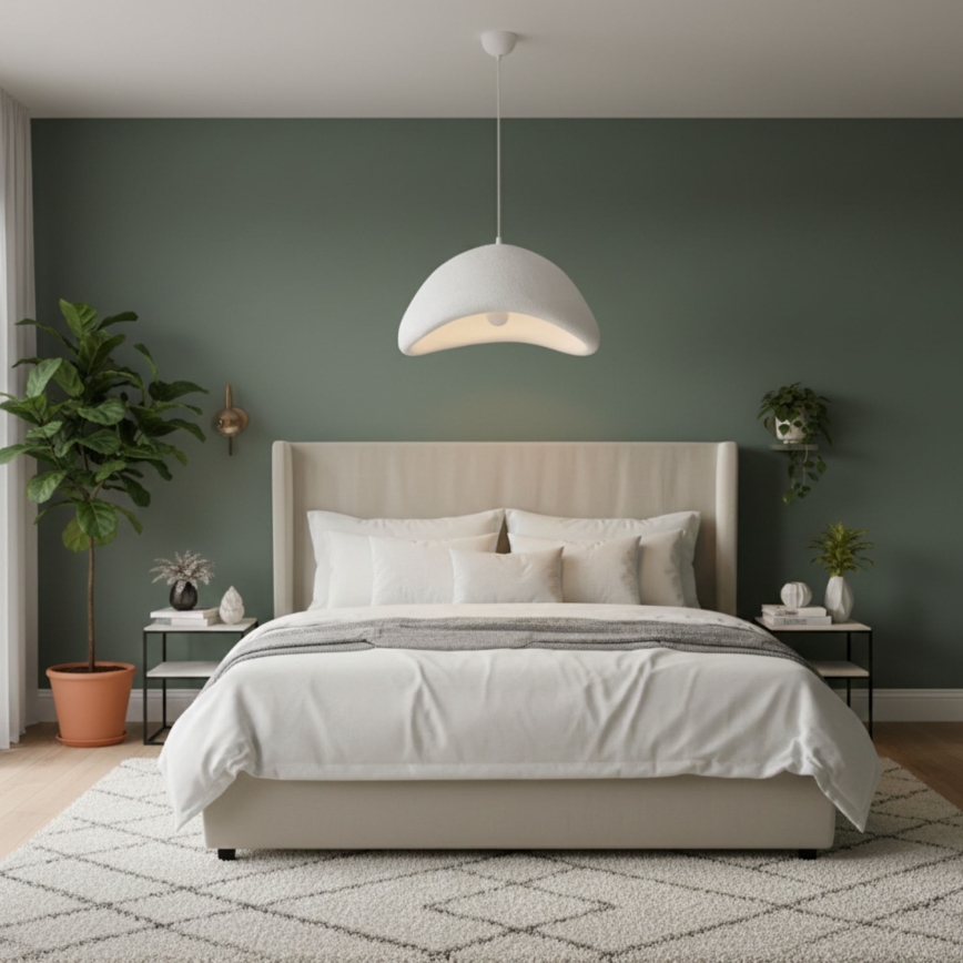 Brilagi - Підвісна люстра на тросі WABI SABI 1xE27/40W/230V діаметр 52 см біла