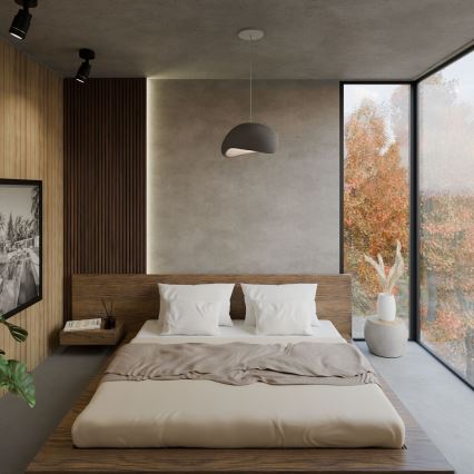 Brilagi - Підвісна люстра на тросі WABI SABI 1xE27/40W/230V сіра