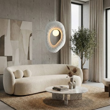 Brilagi - підвісна люстра на тросі WABI SABI 1xG9/8W/230V біла