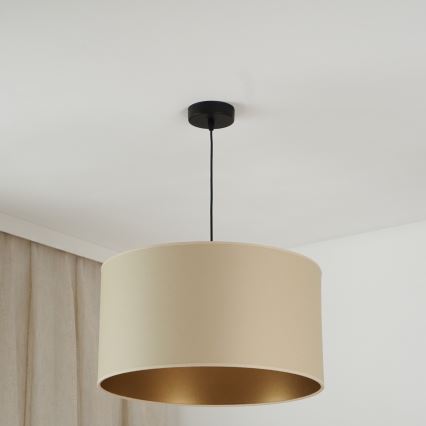 Brilagi - Підвісна люстра OREGON ROLLER VEGE 1xE27/15W/230V діаметр 45 см бежевий