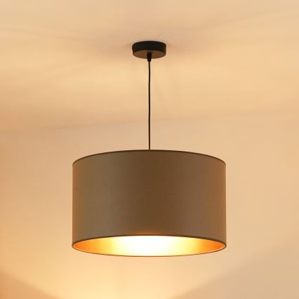Brilagi - Підвісна люстра OREGON ROLLER VEGE 1xE27/15W/230V діаметр 45 см сірий