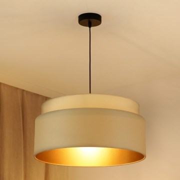 Brilagi - Підвісна люстра OREGON VEGE 1xE27/15W/230V діаметр 45 см бежевий